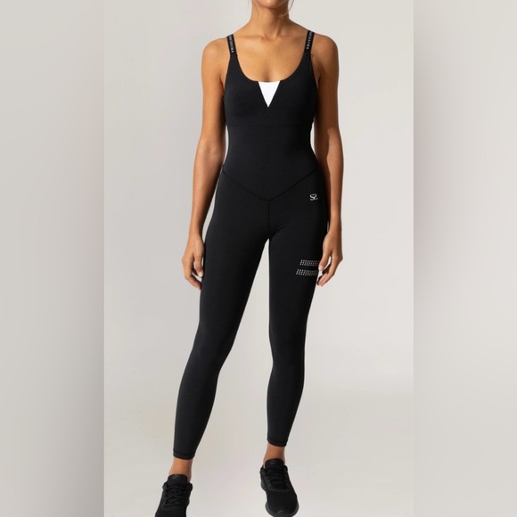 Topissima Pants - Topissima Olivia Black Classic Fitness Jumpsuit